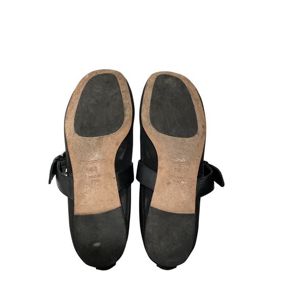 Reformation 'Bethany' Black Ballet Flat Size 5.5 - Picture 5 of 5